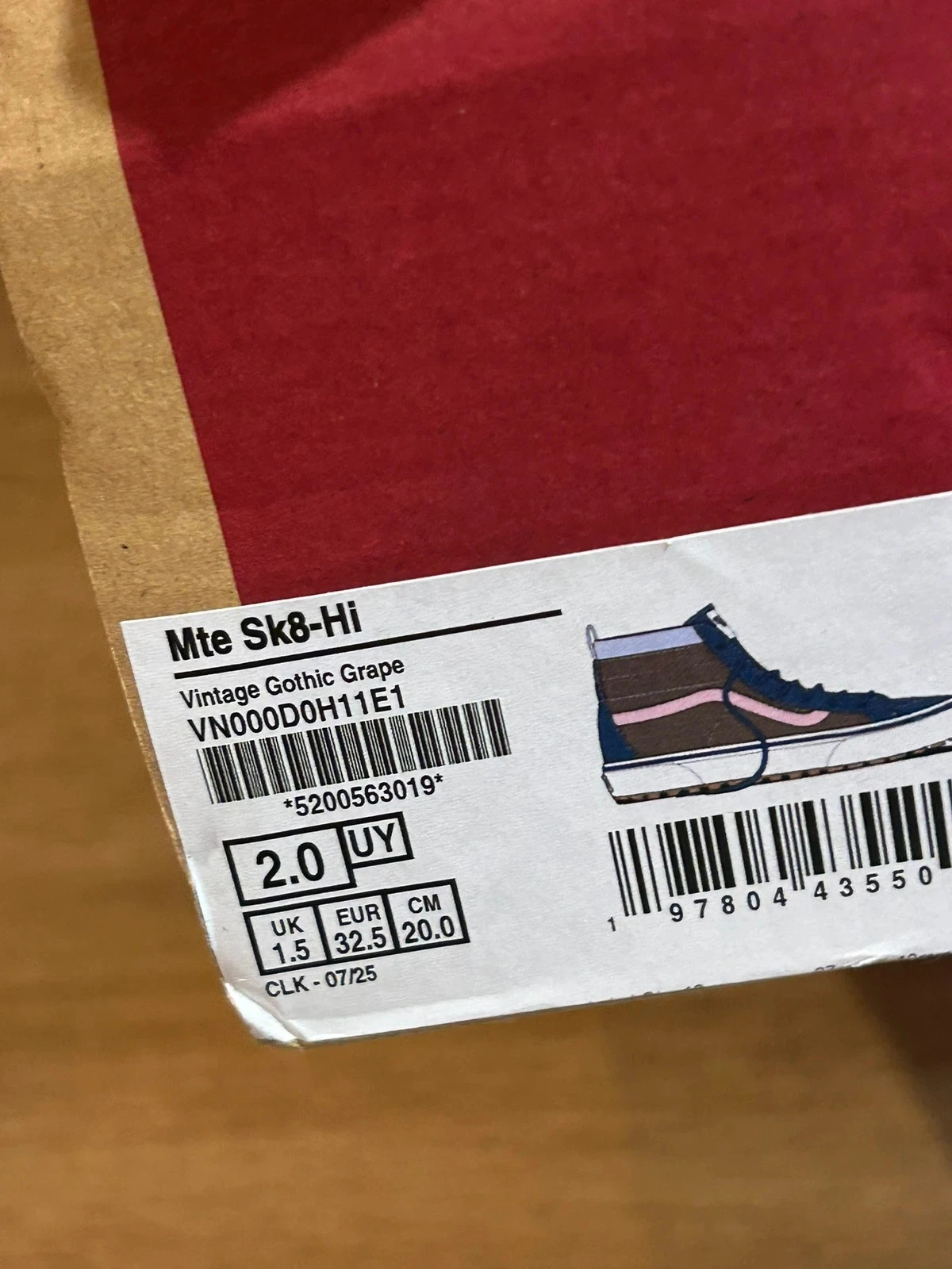 Tênis Vans de 32,5 Dark Purple – photo 9